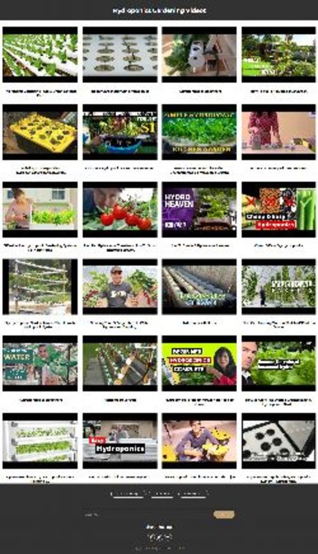 Product picture Hydroponics Gardening Instant Mobile Video Site 